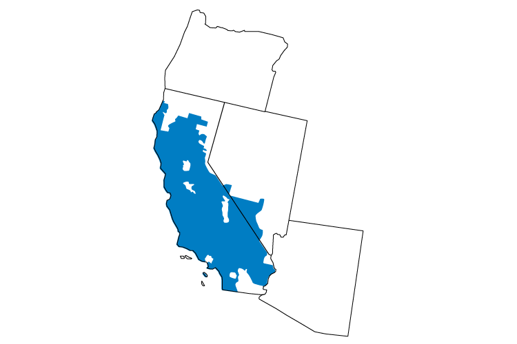 CAISO Territory Map